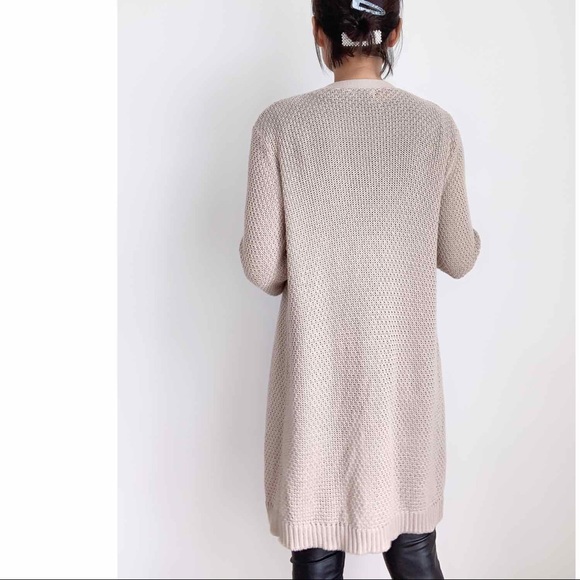 Halogen Knitted Long Open Cardigan - Picture 6 of 8